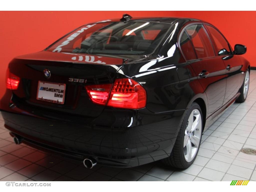 2011 3 Series 335i Sedan - Jet Black / Black Dakota Leather photo #3