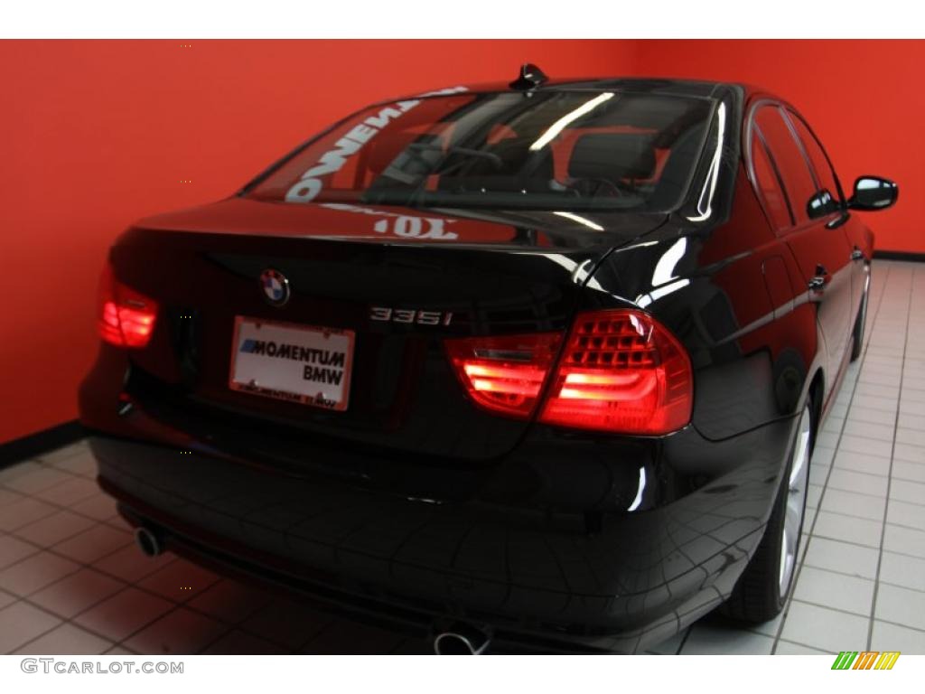 2011 3 Series 335i Sedan - Jet Black / Black Dakota Leather photo #12