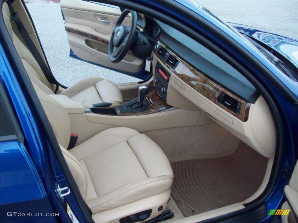 2007 3 Series 328i Sedan - Montego Blue Metallic / Beige photo #5