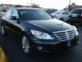 2009 Black Noir Pearl Hyundai Genesis 3.8 Sedan  photo #4