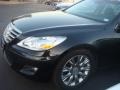 2009 Black Noir Pearl Hyundai Genesis 3.8 Sedan  photo #11