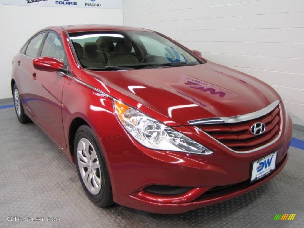 Venetian Red 2011 Hyundai Sonata GLS Exterior Photo #44311167