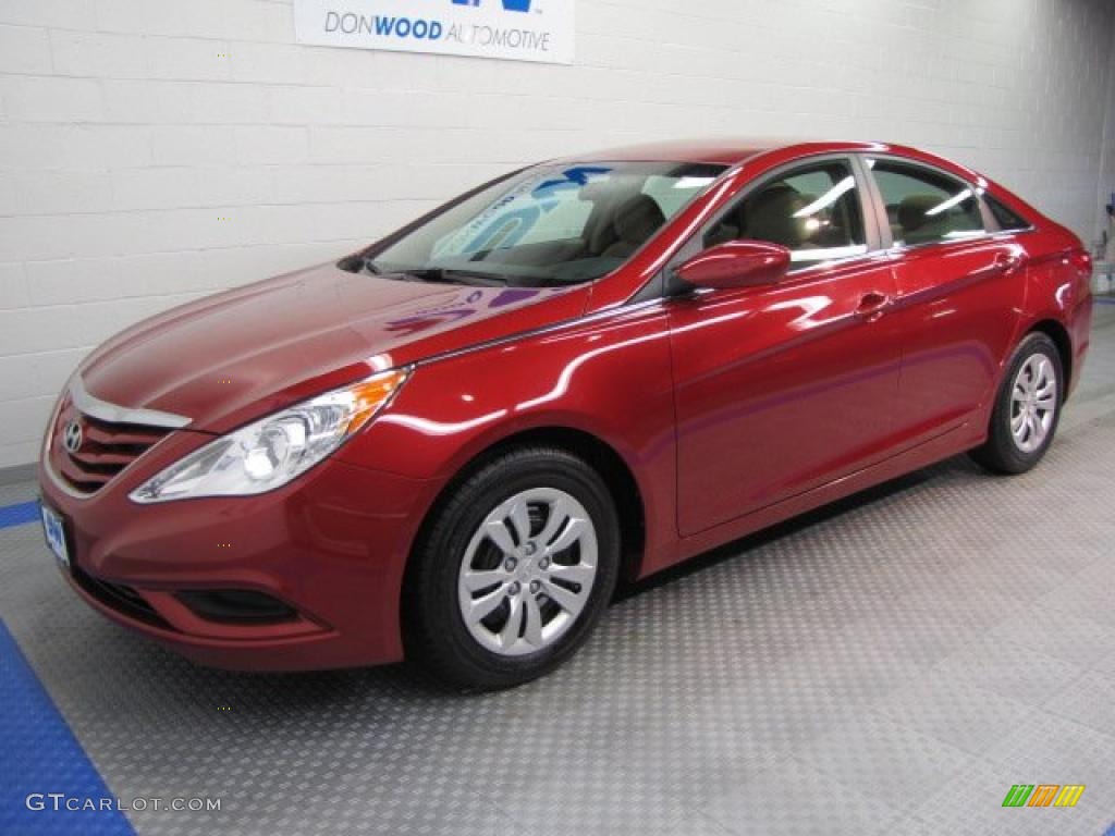 Venetian Red 2011 Hyundai Sonata GLS Exterior Photo #44311171