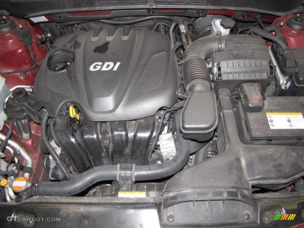 2011 Hyundai Sonata GLS 2.4 Liter GDI DOHC 16-Valve CVVT 4 Cylinder Engine Photo #44311243
