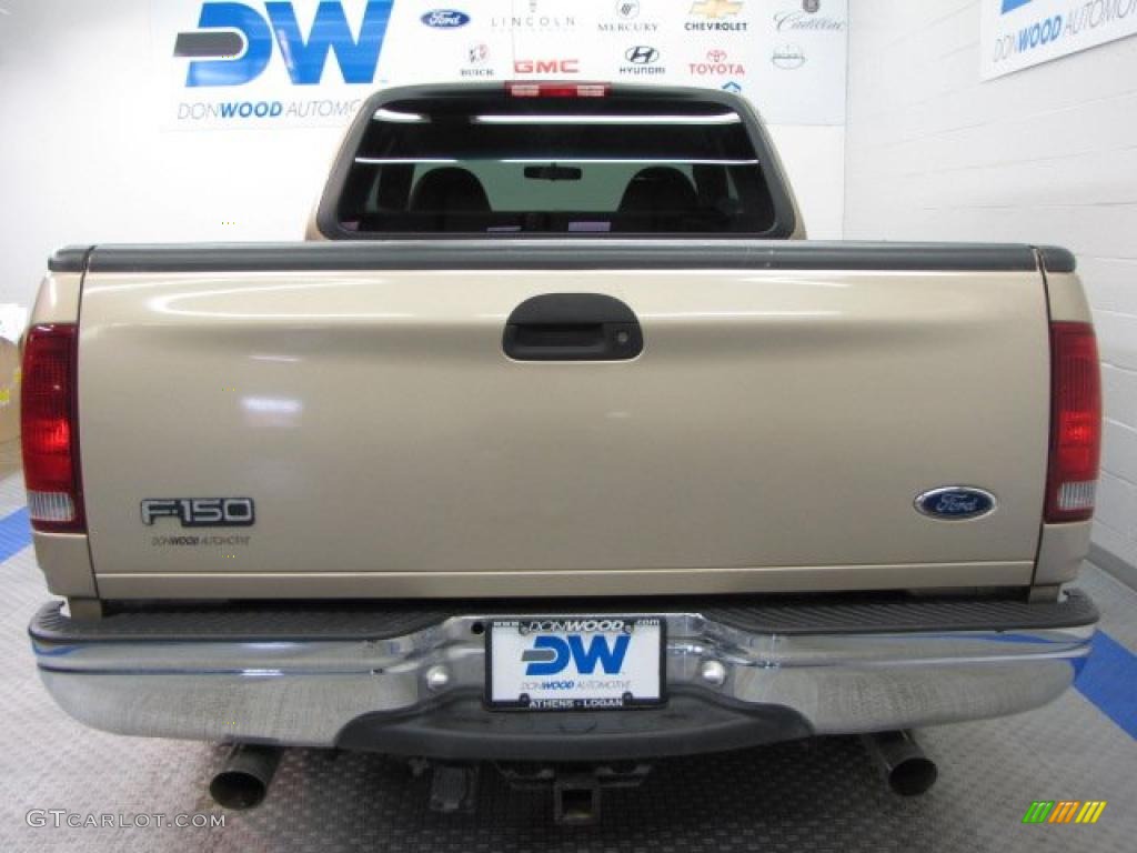 1999 F150 XLT Extended Cab - Harvest Gold Metallic / Medium Prairie Tan photo #6