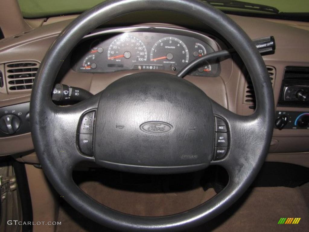 1999 F150 XLT Extended Cab - Harvest Gold Metallic / Medium Prairie Tan photo #7