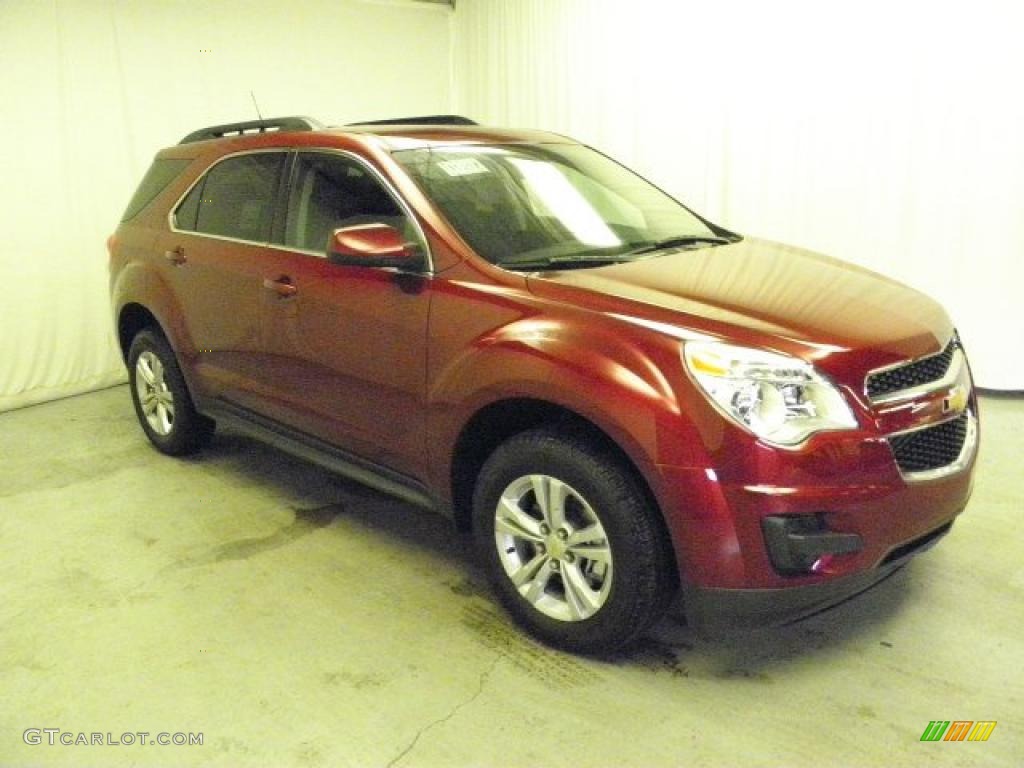 2011 Equinox LT AWD - Cardinal Red Metallic / Jet Black photo #1