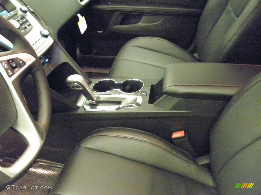 Jet Black Interior 2011 Chevrolet Equinox LTZ Photo #44312119