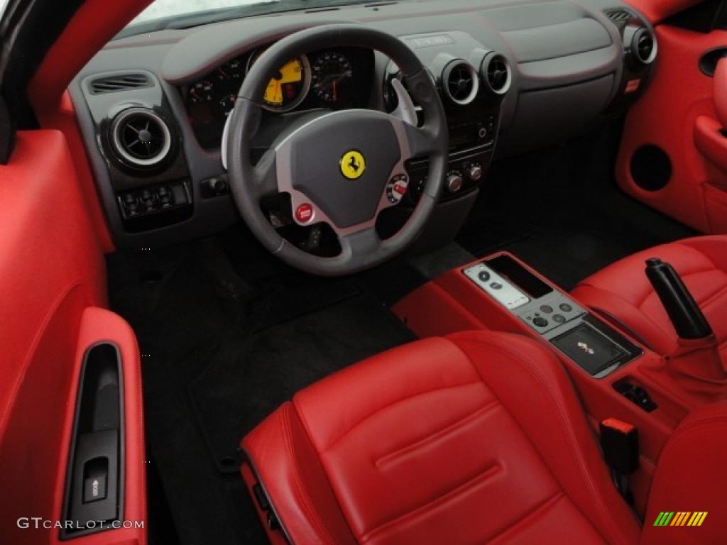 Red Interior 2008 Ferrari F430 Spider F1 Photo #44317737