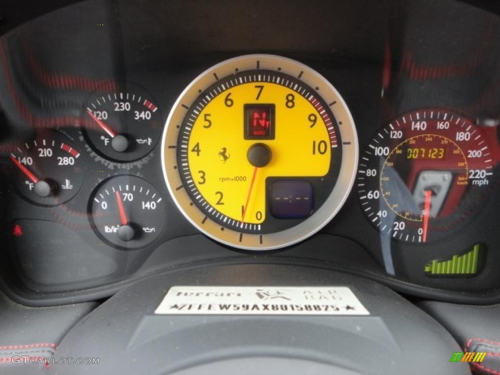 2008 Ferrari F430 Spider F1 Gauges Photo #44317785