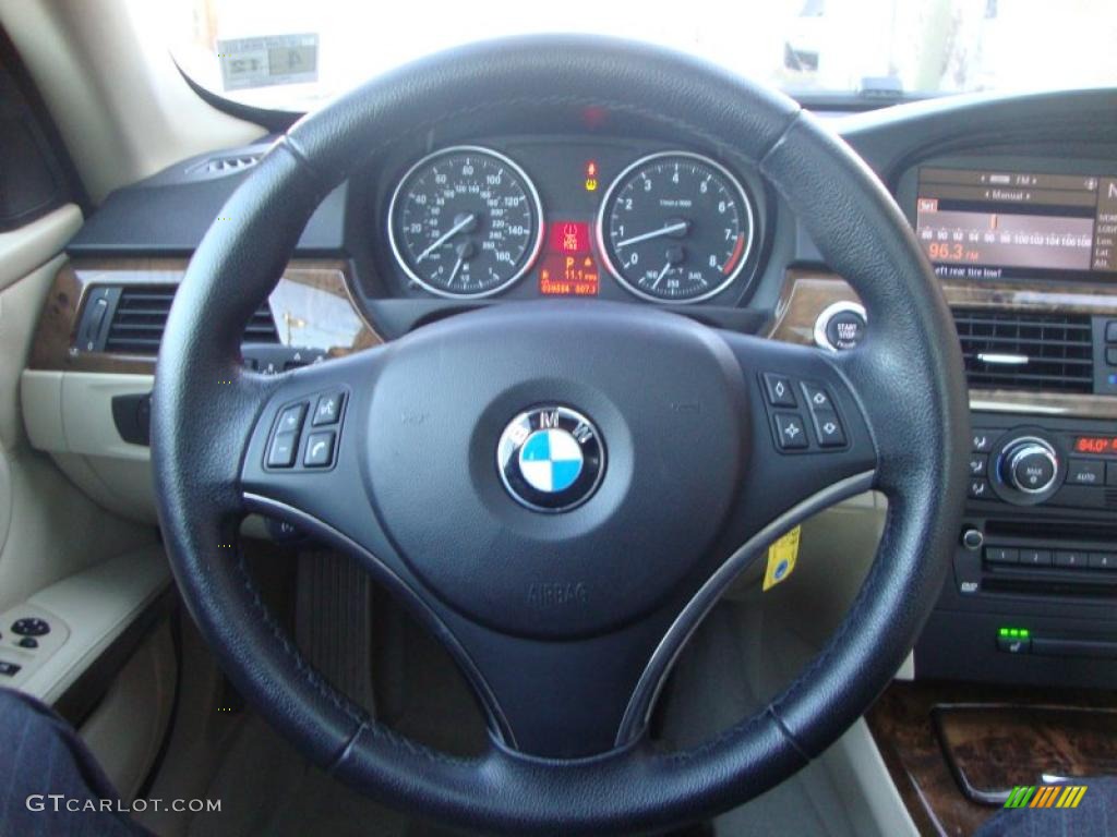 2008 3 Series 328i Coupe - Montego Blue Metallic / Cream Beige photo #14