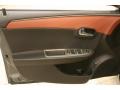 Ebony/Brick 2009 Chevrolet Malibu LTZ Sedan Door Panel