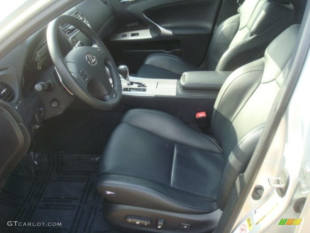 Black Interior 2008 Lexus IS F Photo #44320226