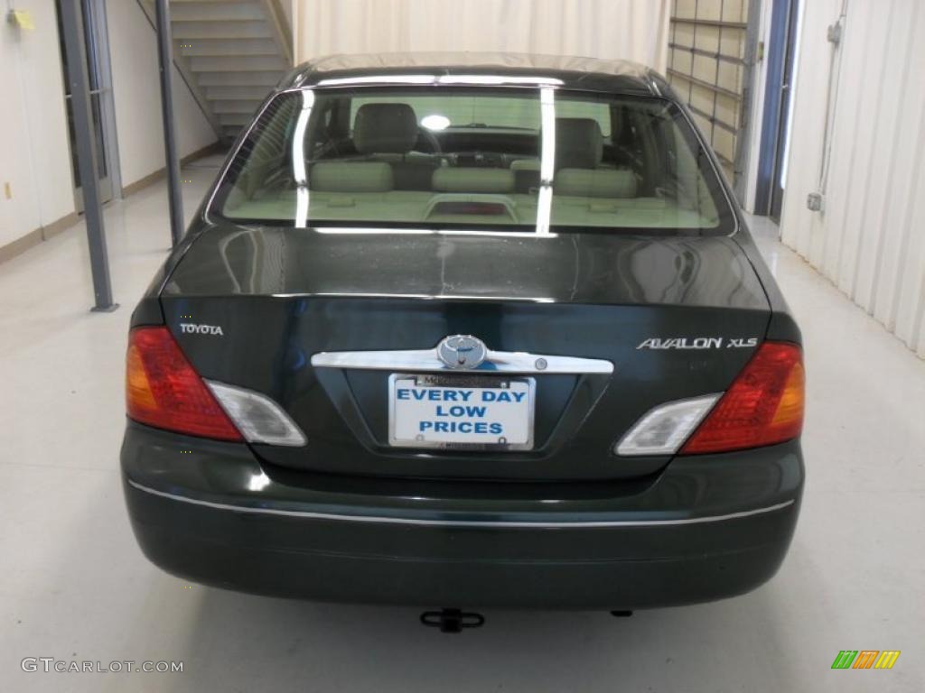 2001 Avalon XLS - Woodland Green Pearl / Taupe photo #3