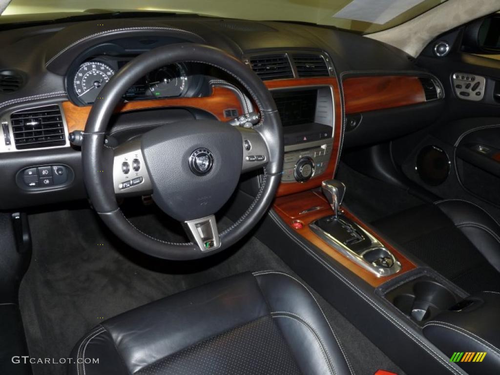 Charcoal Interior 2008 Jaguar XK XKR Convertible Photo #44323657