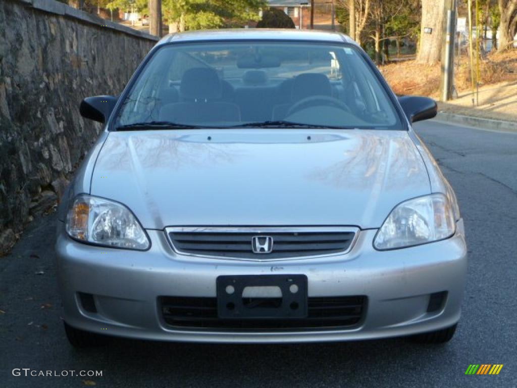 2000 Civic VP Sedan - Vogue Silver Metallic / Gray photo #10