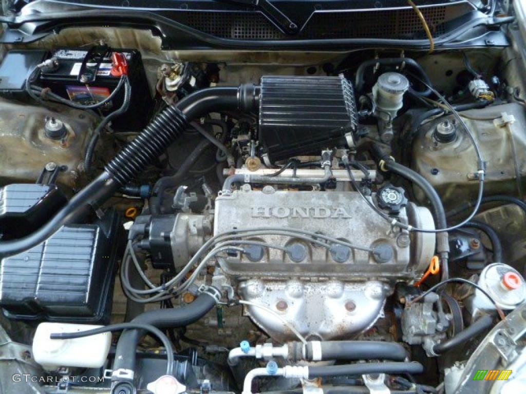 2000 Honda Civic VP Sedan 1.6 Liter SOHC 16-Valve 4 Cylinder Engine Photo #44327017