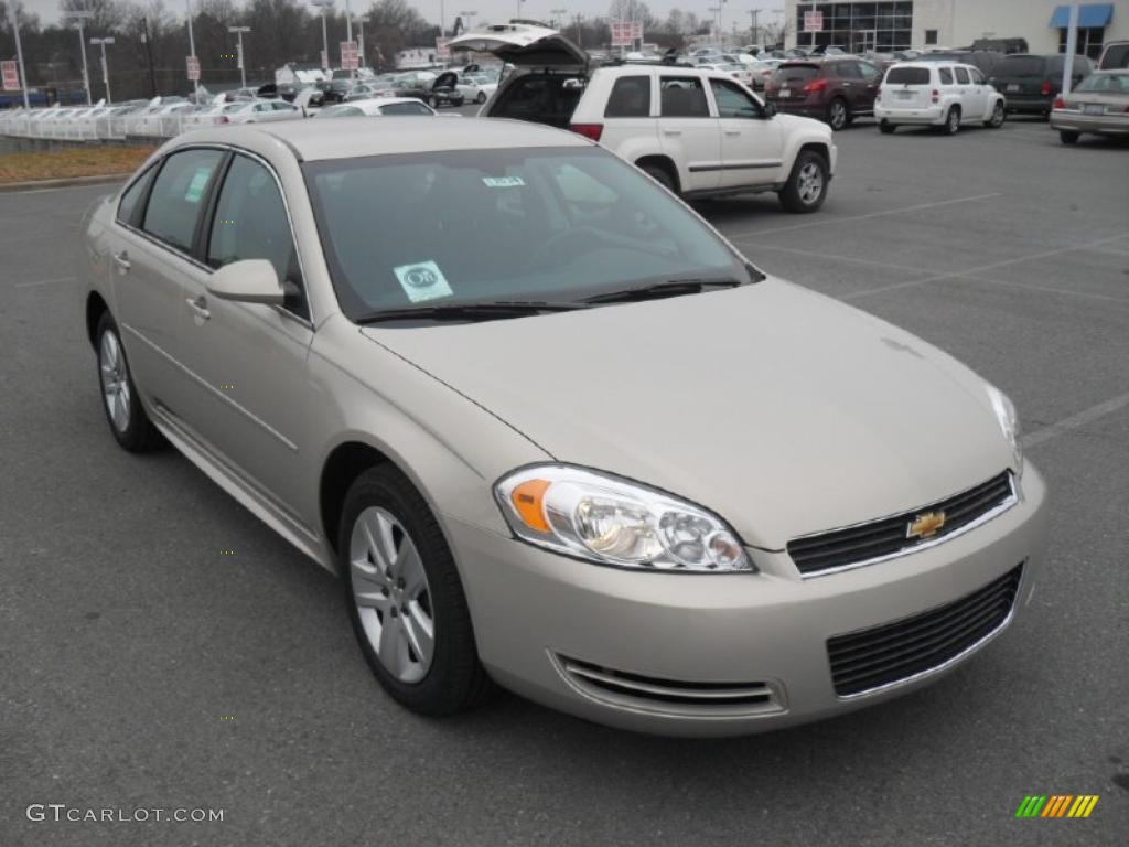 2011 Impala LS - Gold Mist Metallic / Ebony photo #5