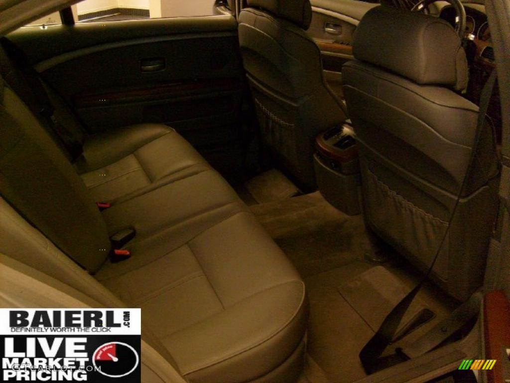 2003 7 Series 745Li Sedan - Titanium Silver Metallic / Basalt Grey/Flannel Grey photo #13