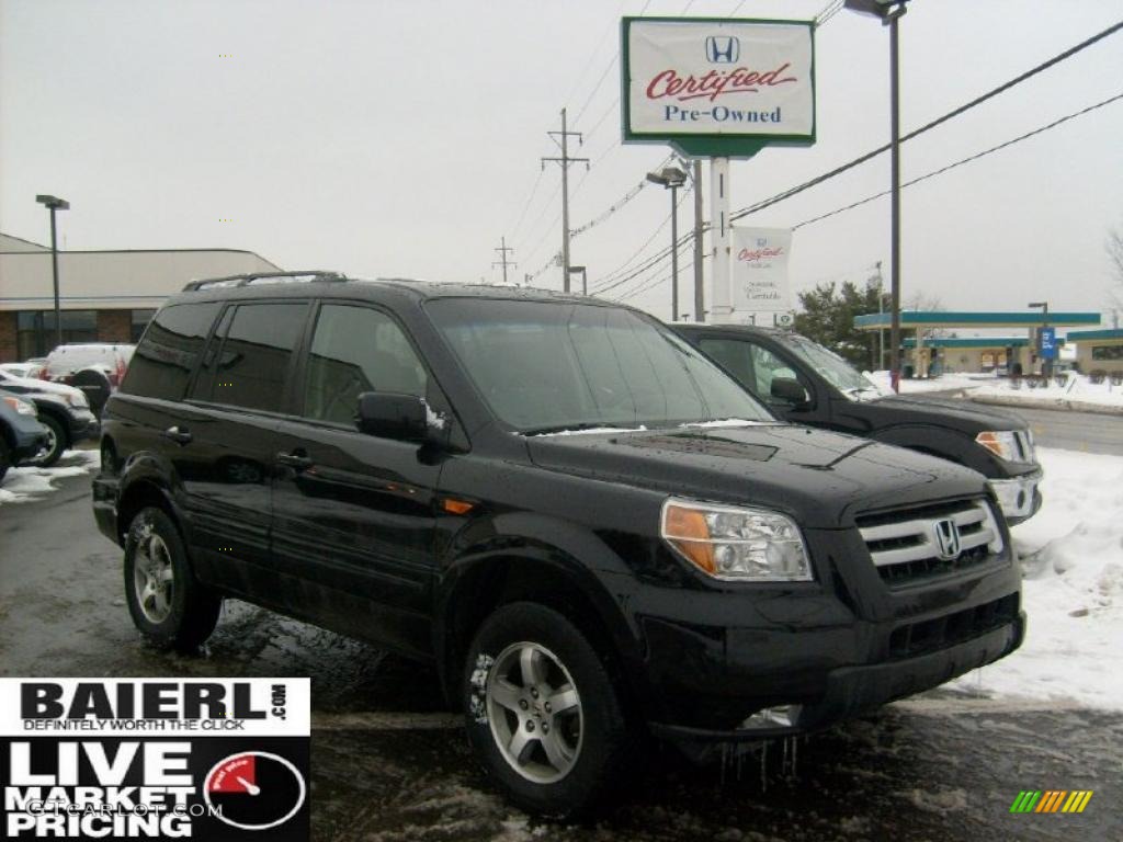 2008 Pilot Special Edition 4WD - Formal Black / Gray photo #1