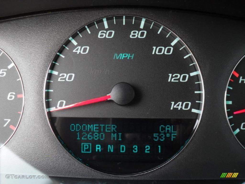 2010 Impala LT - Cyber Gray Metallic / Ebony photo #15