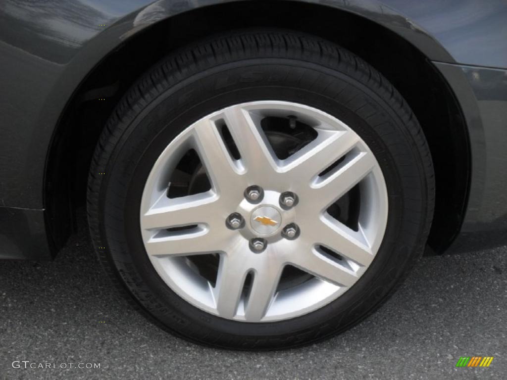 2010 Impala LT - Cyber Gray Metallic / Ebony photo #25