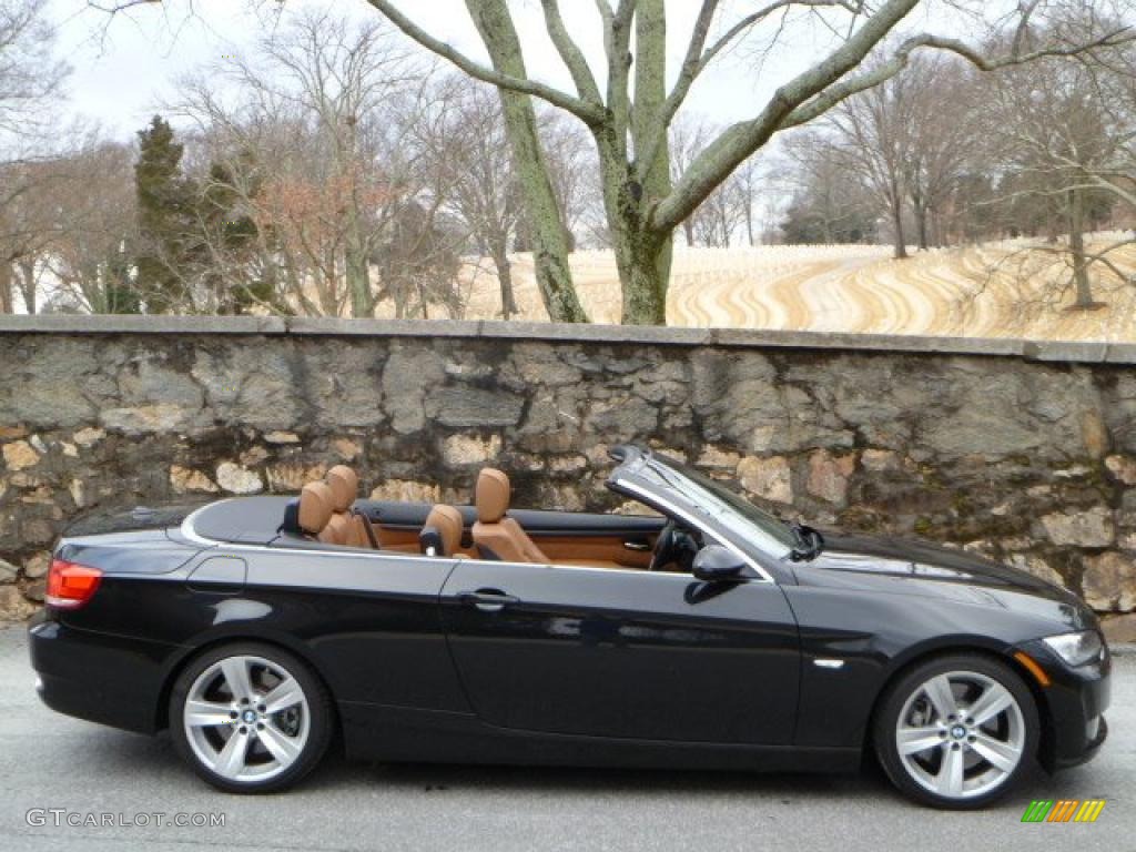 2007 3 Series 335i Convertible - Black Sapphire Metallic / Saddle Brown/Black photo #18