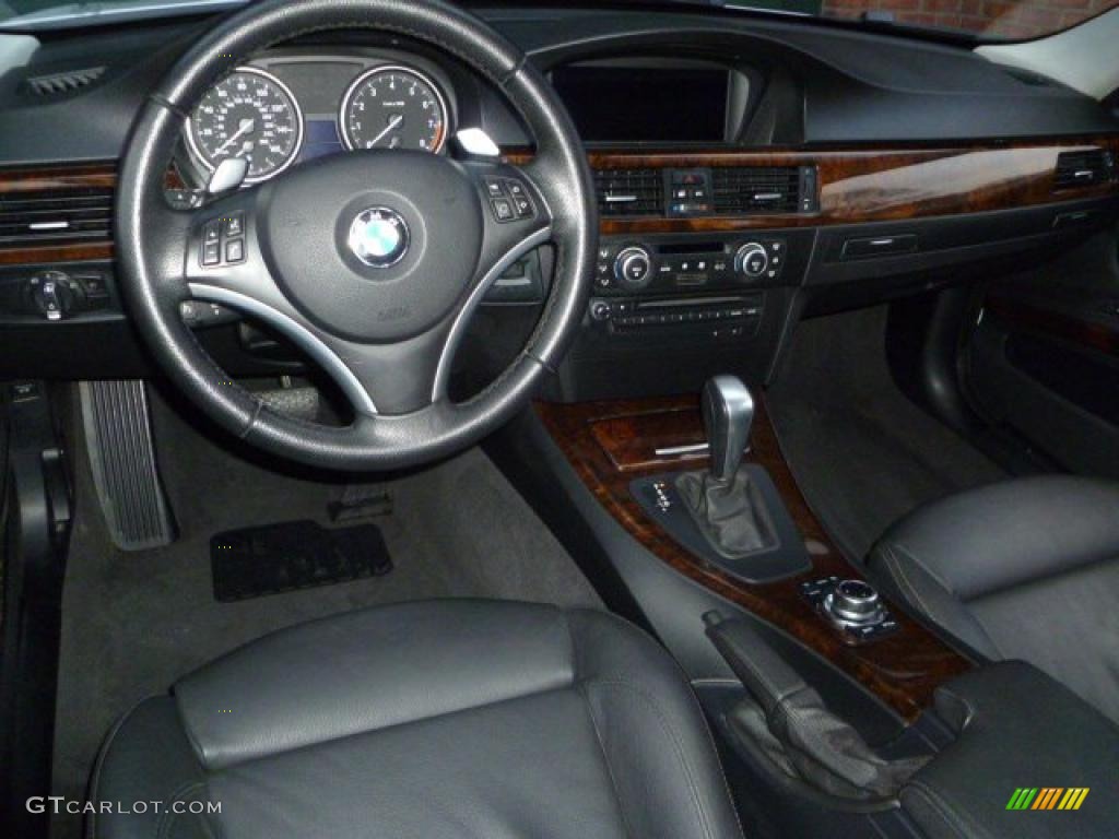 Black Interior 2009 BMW 3 Series 335i Sedan Photo #44331574