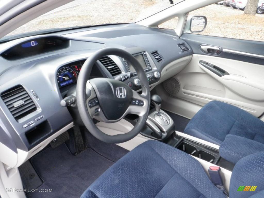 Blue Interior 2006 Honda Civic Hybrid Sedan Photo 44332926