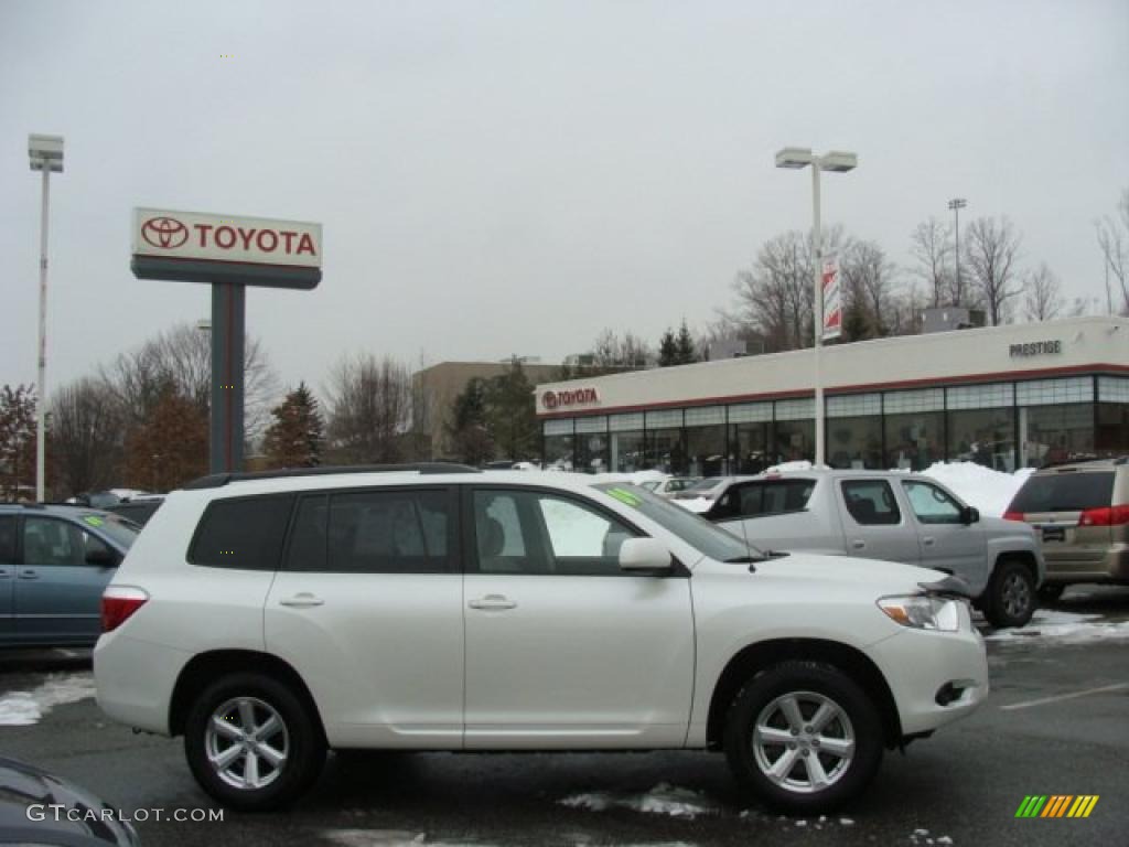 2009 Highlander  - Blizzard White Pearl / Ash photo #1