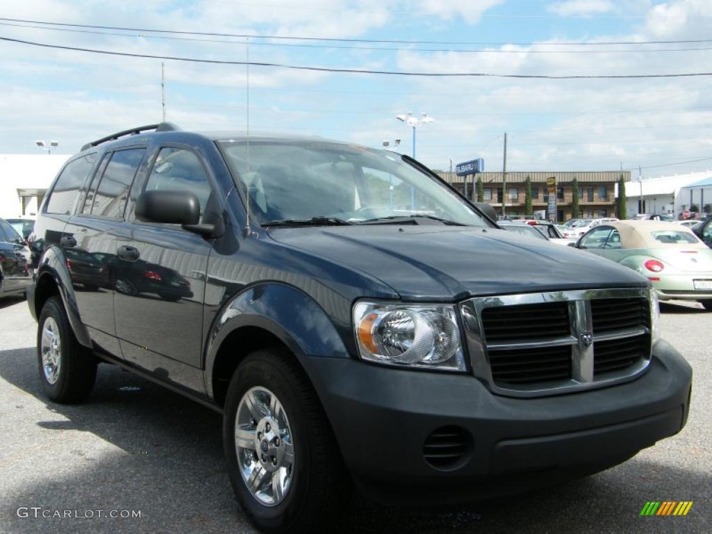 2008 Durango SXT - Mineral Gray Metallic / Dark/Light Slate Gray photo #7