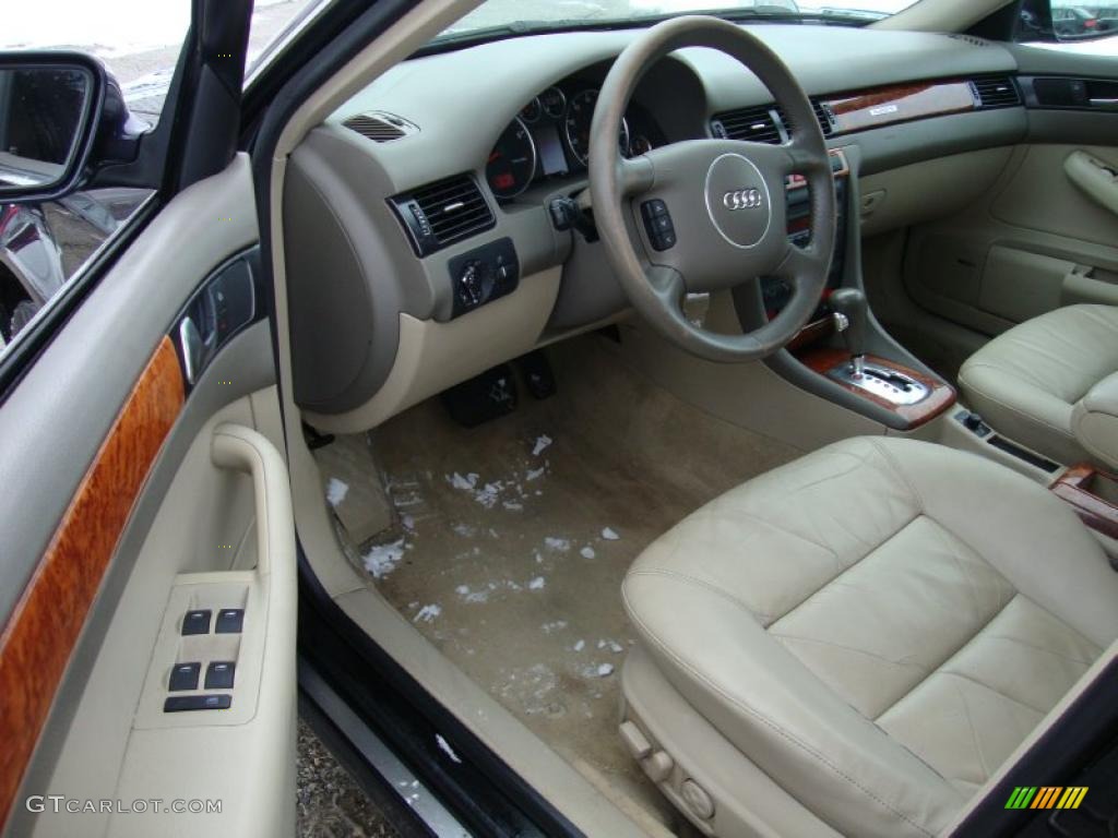 Beige Interior 2003 Audi A6 3.0 quattro Avant Photo #44344326