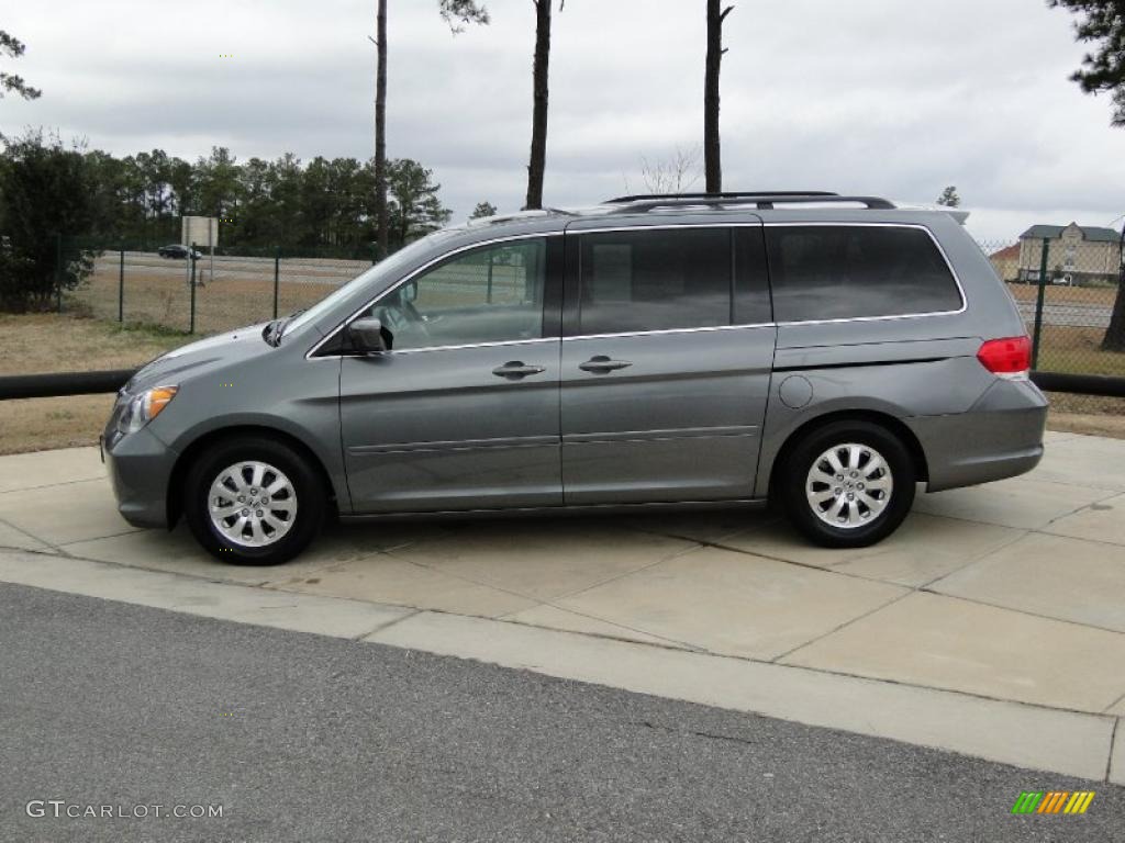 2009 Odyssey EX-L - Slate Green Metallic / Gray photo #7