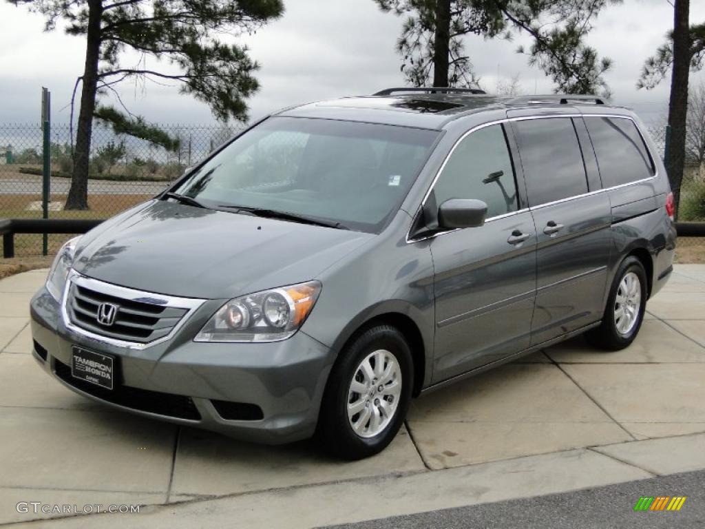 2009 Odyssey EX-L - Slate Green Metallic / Gray photo #10