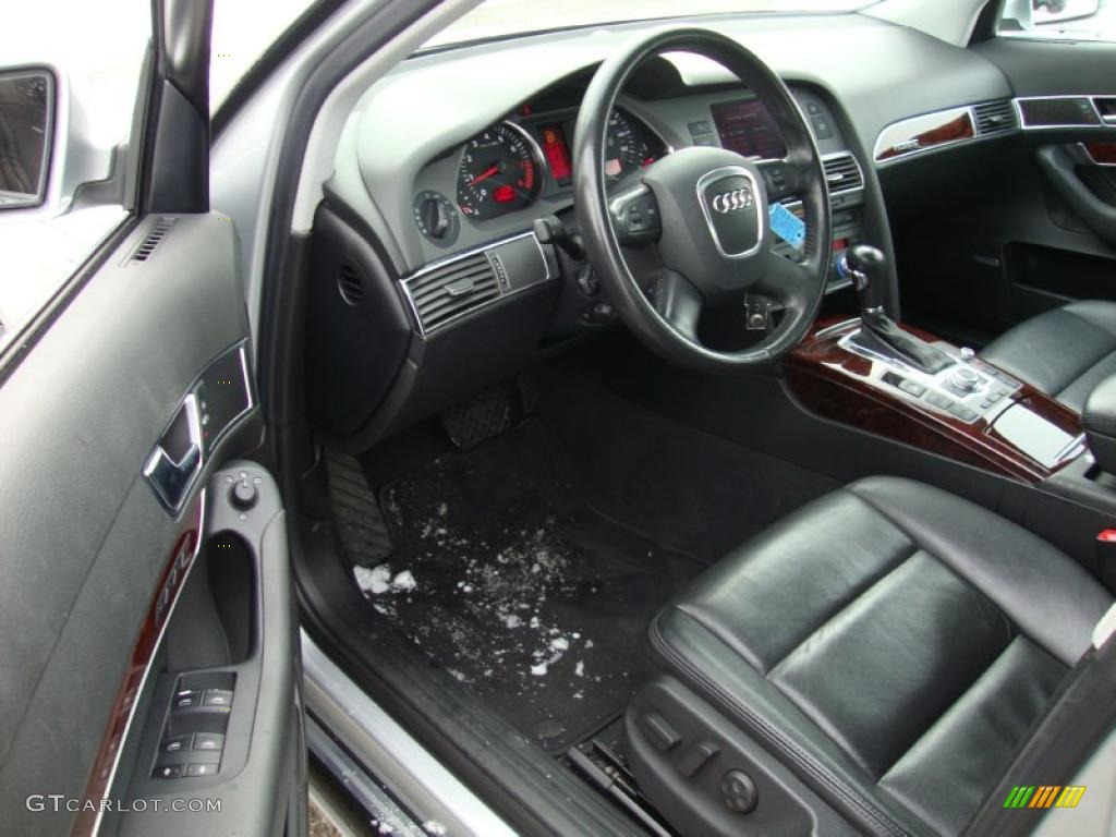 Ebony Interior 2006 Audi A6 4.2 quattro Sedan Photo #44349570