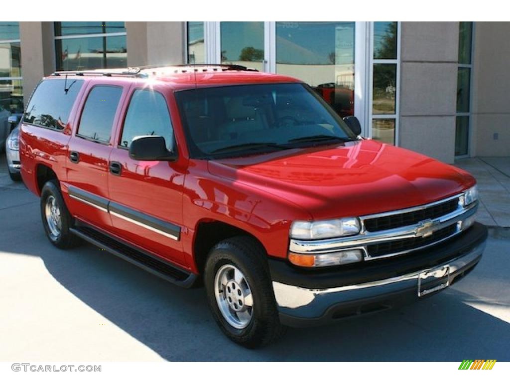 Victory Red 2001 Chevrolet Suburban 1500 LT Exterior Photo #44349718