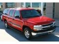 2001 Victory Red Chevrolet Suburban 1500 LT  photo #13