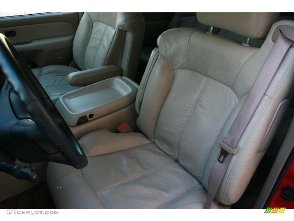 2001 Suburban 1500 LT - Victory Red / Tan photo #21