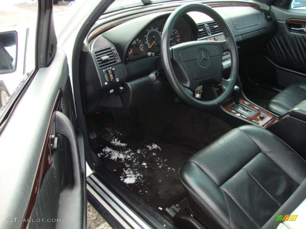 Charcoal Interior 1996 Mercedes-Benz C 280 Sedan Photo #44351878