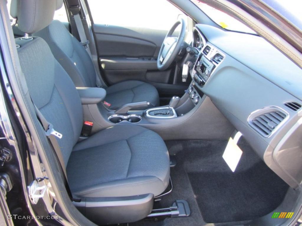 Black Interior 2011 Chrysler 200 Touring Photo #44354258