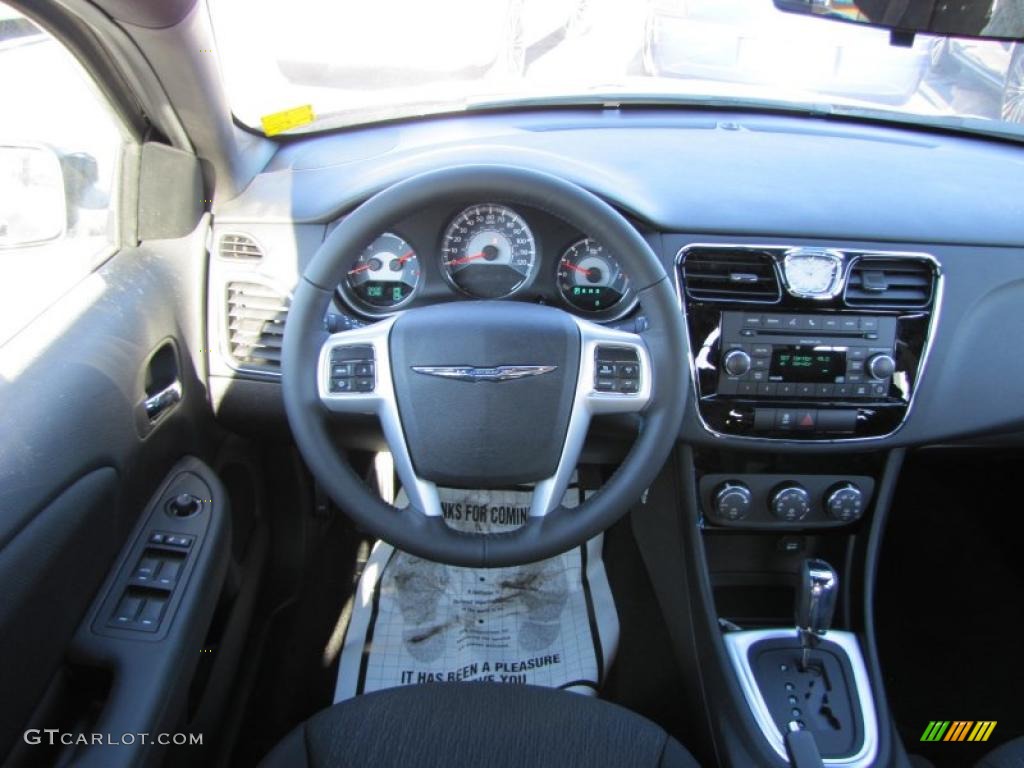 2011 Chrysler 200 Touring Black Dashboard Photo #44354283