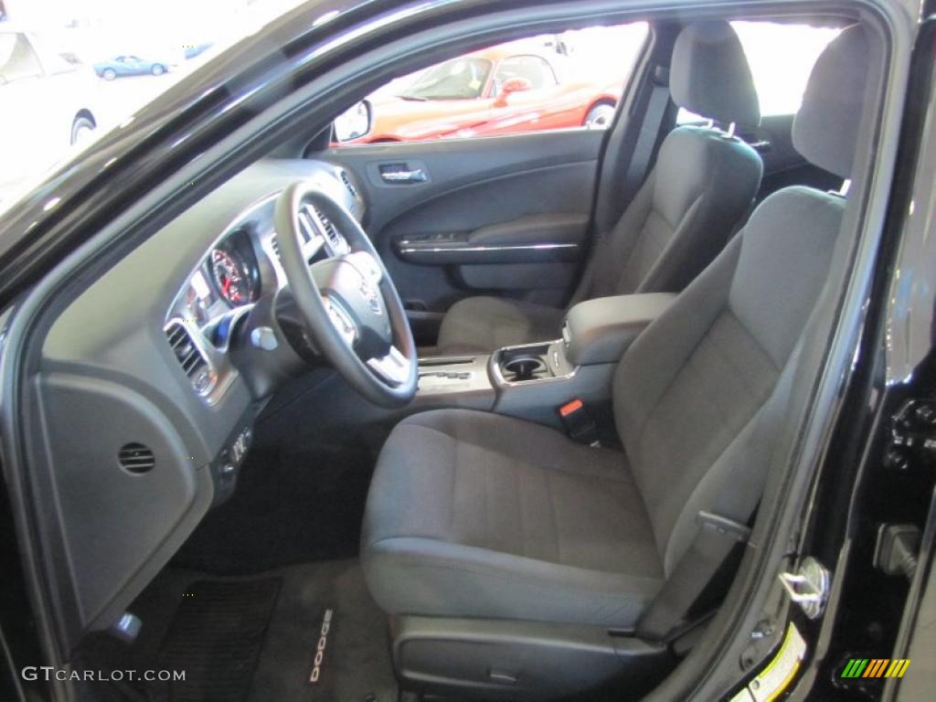 Black Interior 2011 Dodge Charger SE Photo #44356694