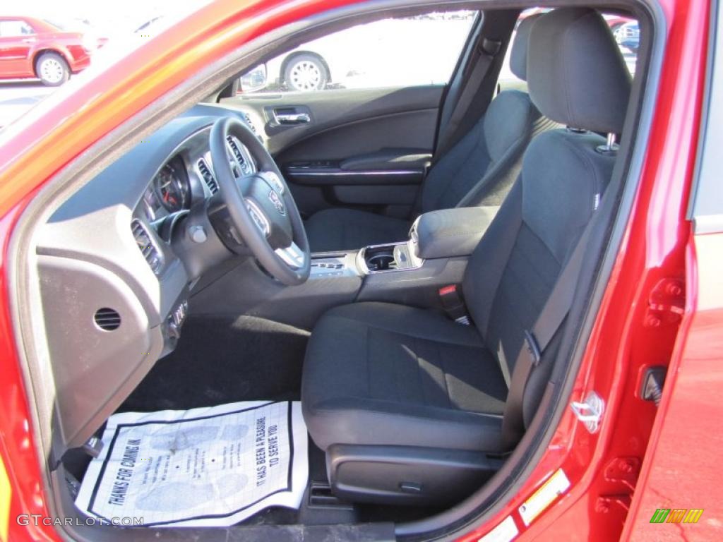 Black Interior 2011 Dodge Charger SE Photo #44356858