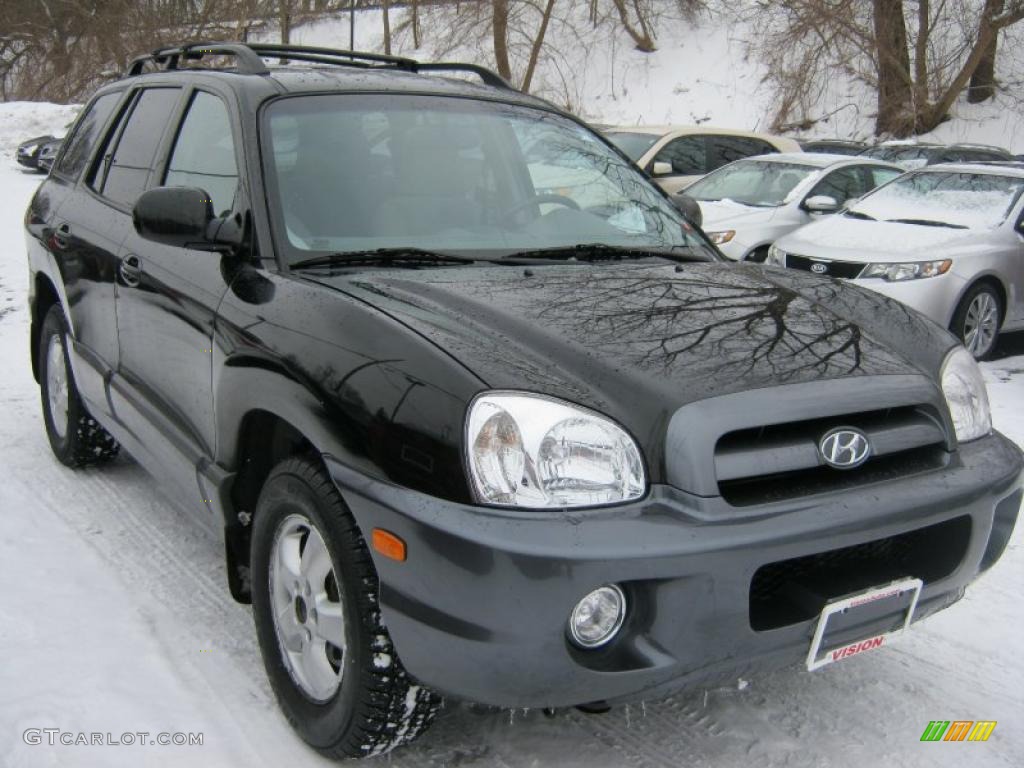 Black Obsidian 2006 Hyundai Santa Fe GLS 3.5 Exterior Photo #44357162