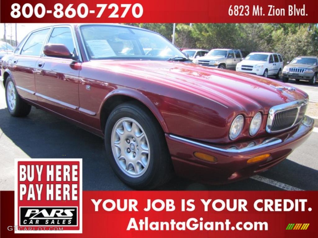 2000 XJ XJ8 - Carnival Red / Ivory photo #4