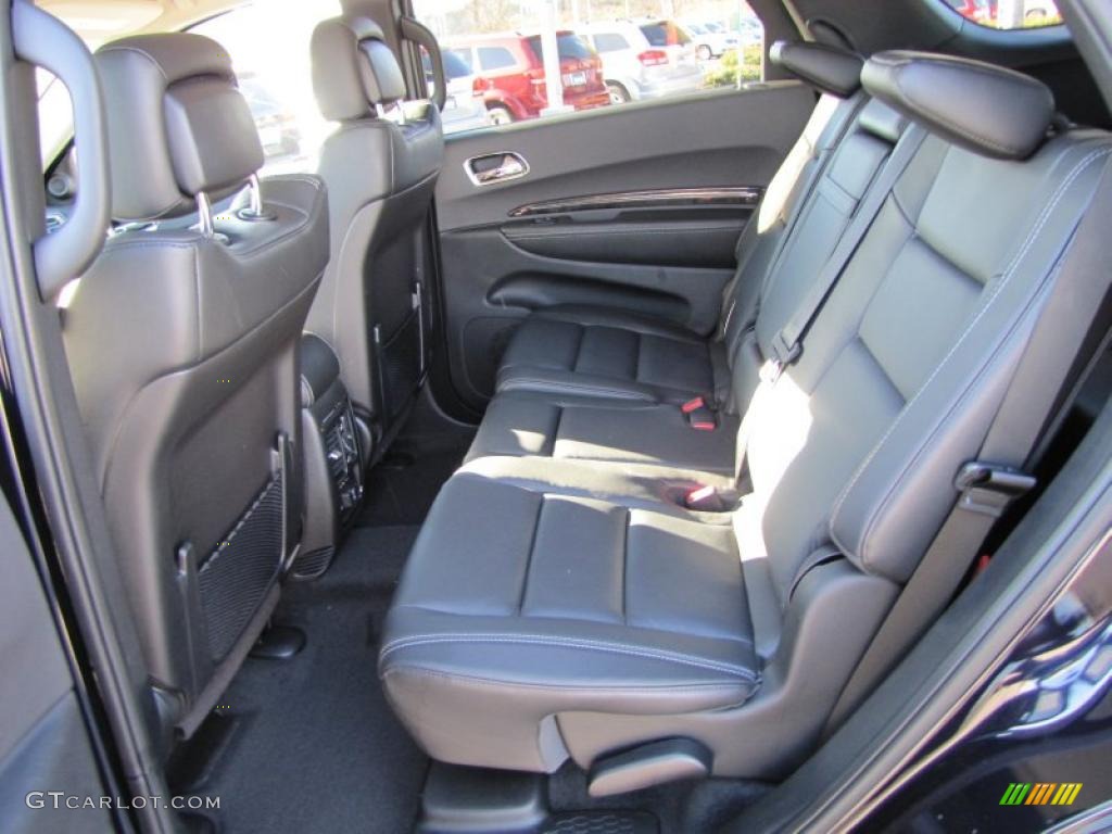 Black Interior 2011 Dodge Durango Citadel Photo #44358973