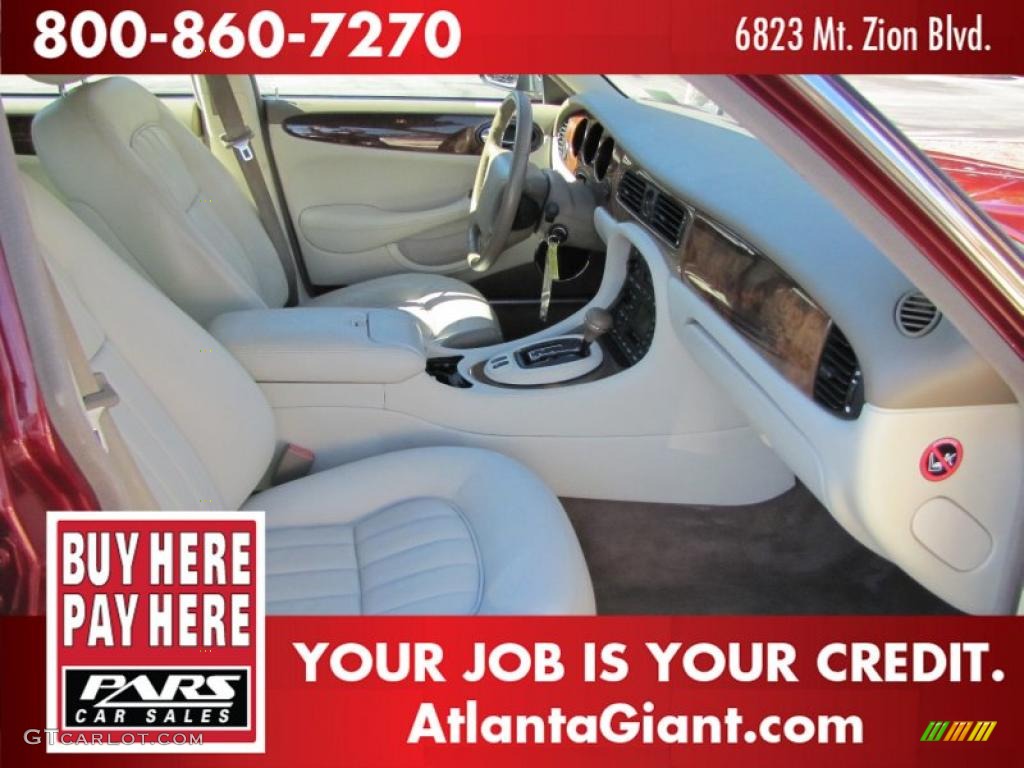 2000 XJ XJ8 - Carnival Red / Ivory photo #10