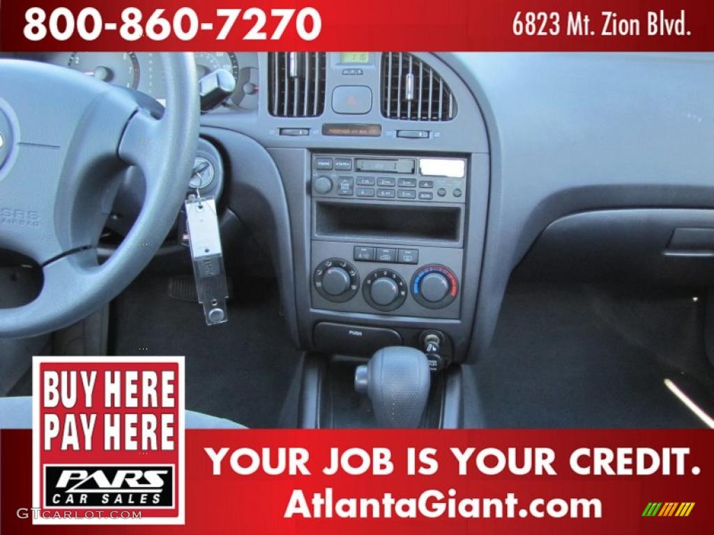 2004 Elantra GLS Sedan - Moonlit Blue / Gray photo #9