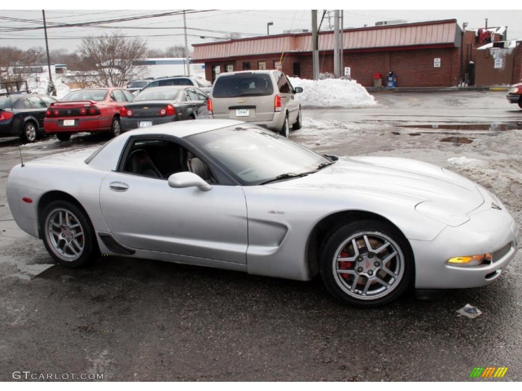 Quicksilver Metallic 2002 Chevrolet Corvette Z06 Exterior Photo #44365658