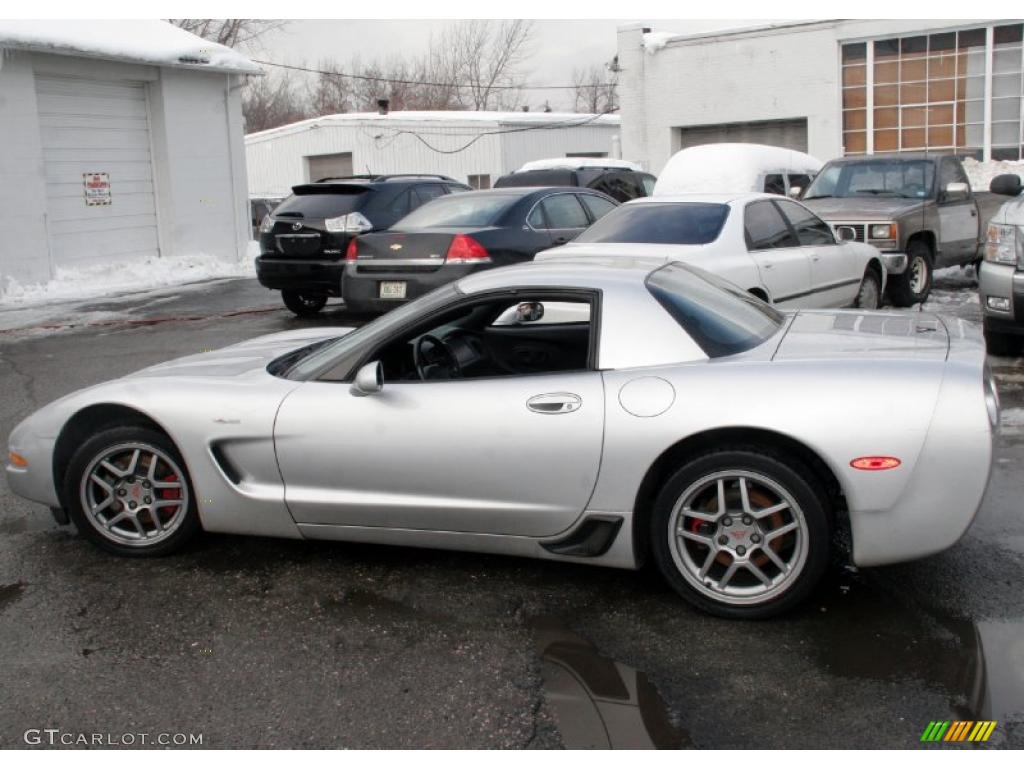 Quicksilver Metallic 2002 Chevrolet Corvette Z06 Exterior Photo #44365754